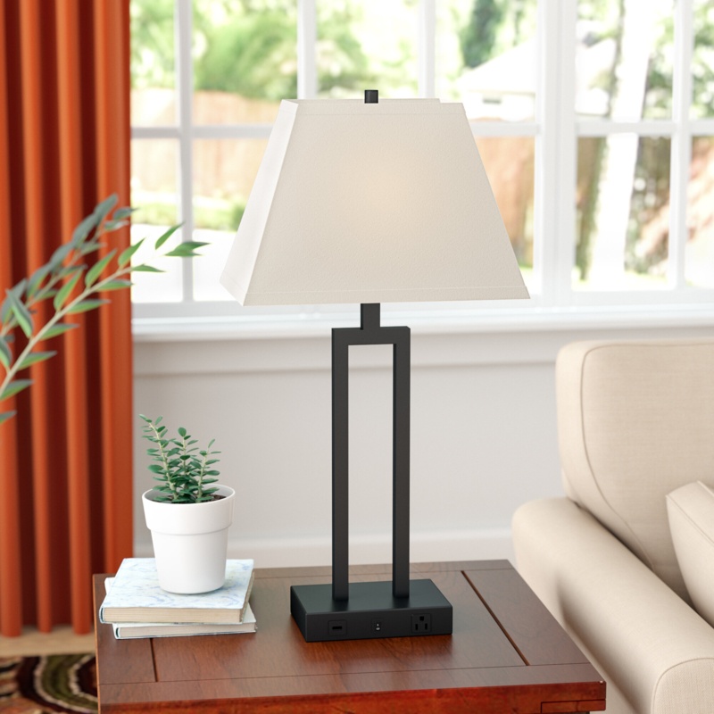 Augustine Metal USB Table Lamp