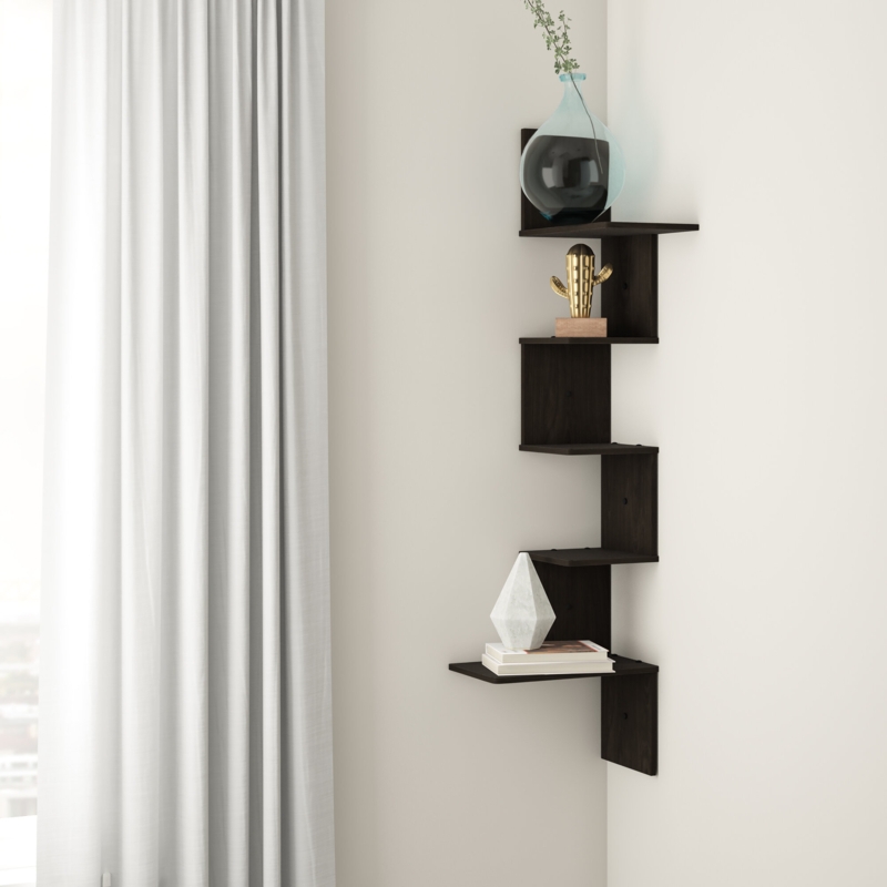 5-Tier Wall Floating Shelf