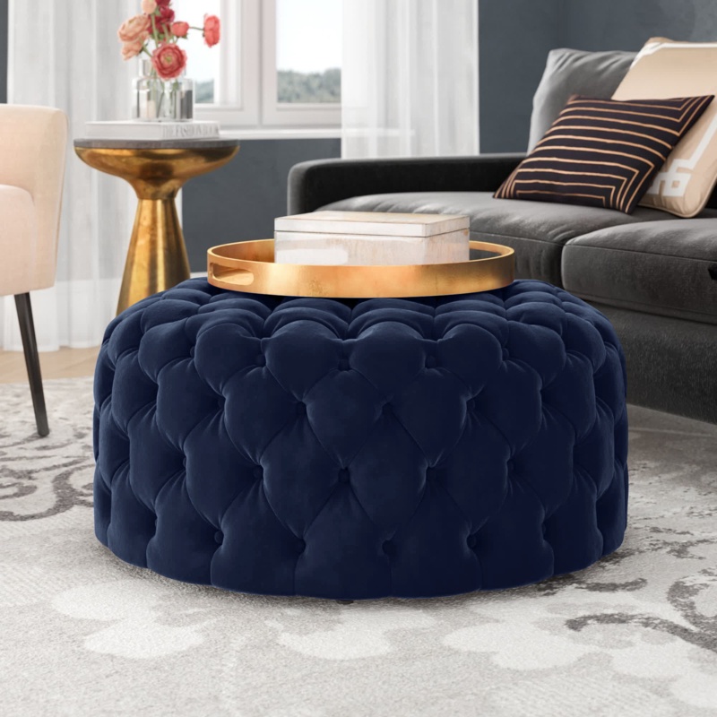 Ava Upholstered Ottoman