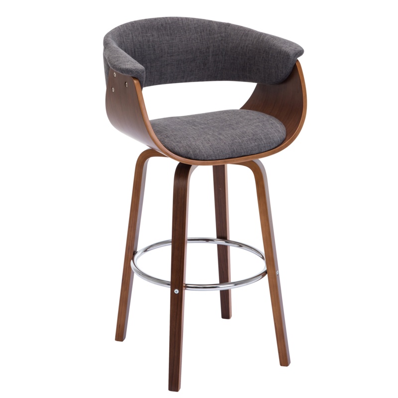 Avaan Anvar Swivel 28.5" Bar Stool