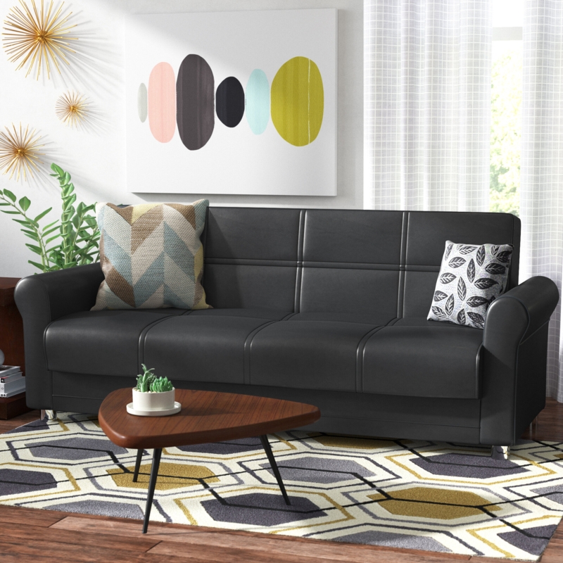 Convertible Sofa with Hidden Storage
