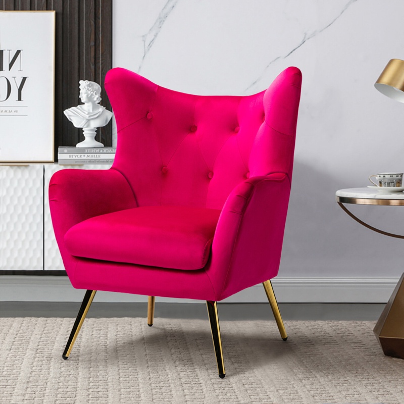 Avianna Upholstered Wingback Chair