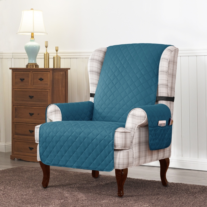 Reversible High-Quality Furniture Cover with Pockets