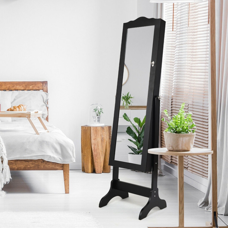 Mirror with Jewelry Organizer