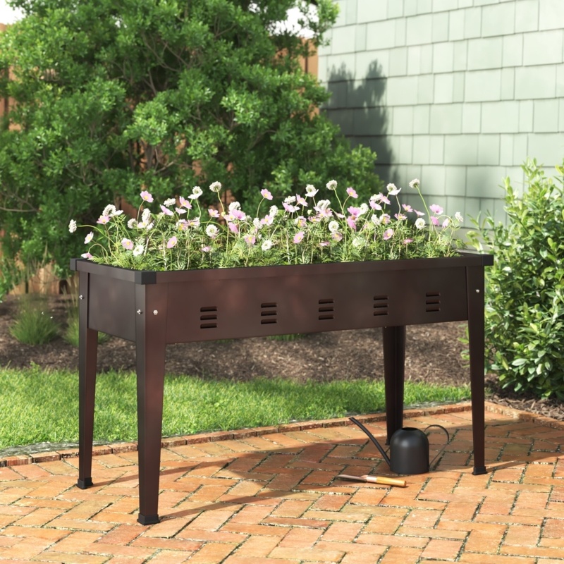 Azaiah Metal Elevated Planter