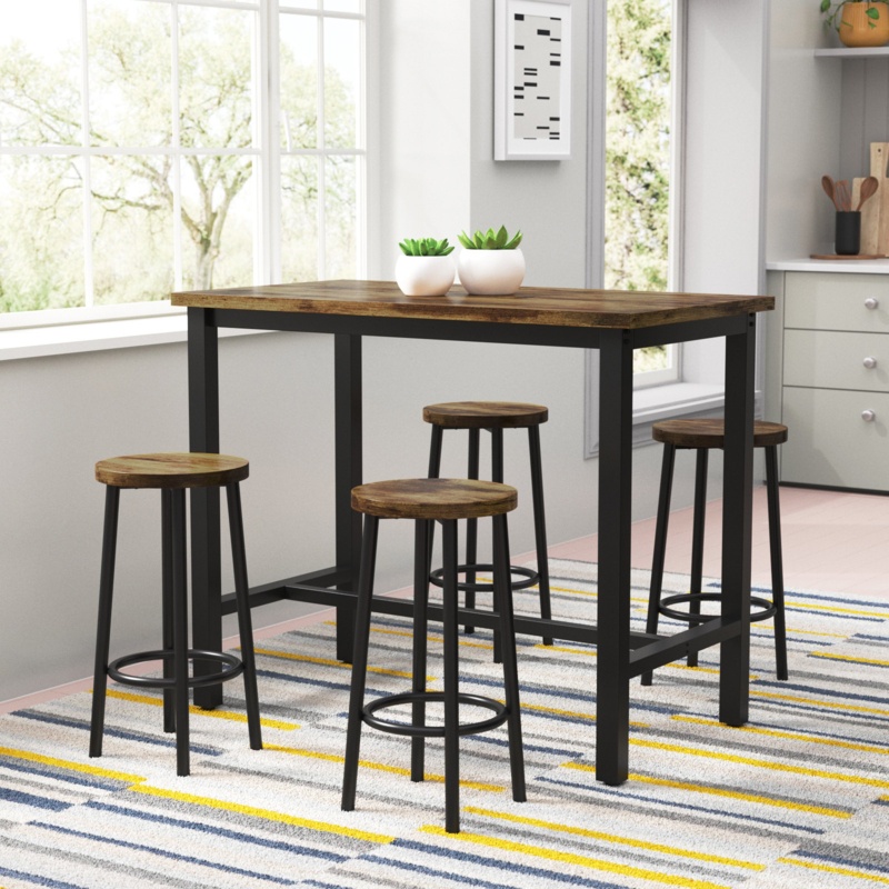 5-Piece Counter-Height Dining Set