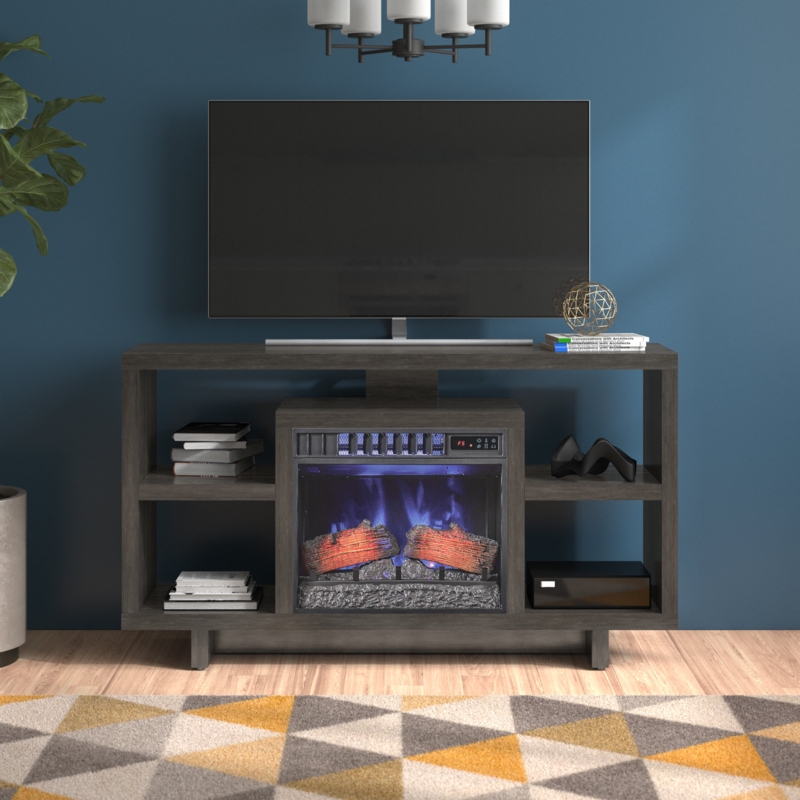 TV Stand with Electric Fireplace