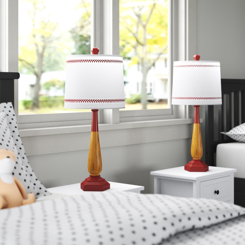 Playful Baseball Bat Table Lamp