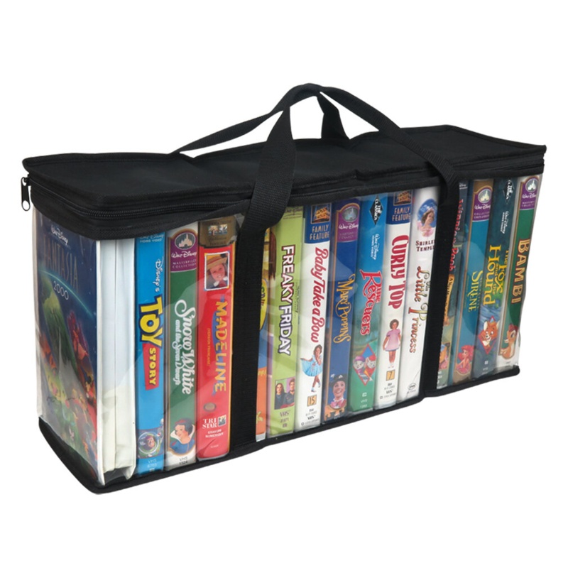 Bag Movie Dowel Rack Media Storage