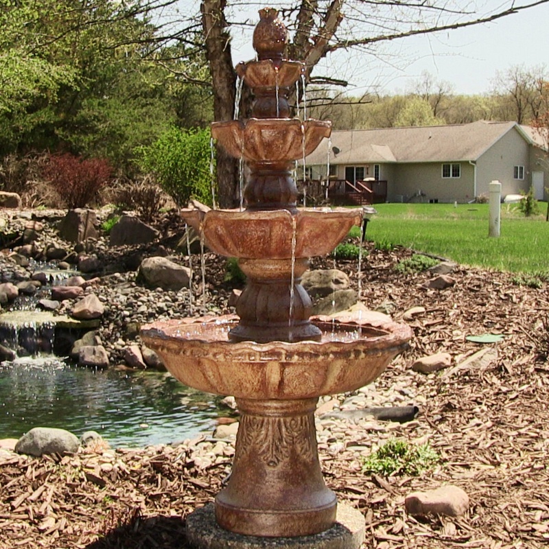 Bagley Fiberglass Resin Fountain
