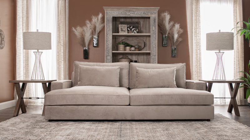 Bailey 94" Square Arm Sofa with Reversible Cushions