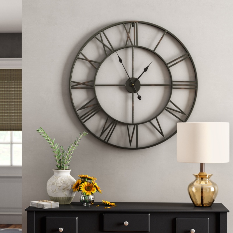 Balliol Metal Wall Clock