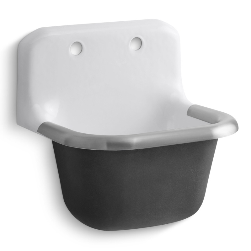 Bannon 22.25" x 18.25" Wall Mount Service Sink