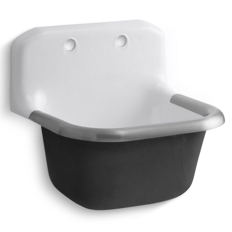 Bannon 24" x 20.5" Wall Mounted Service Sink