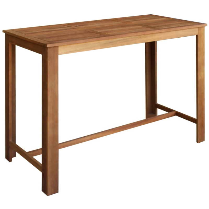 Solid Acacia Wood Bar Table