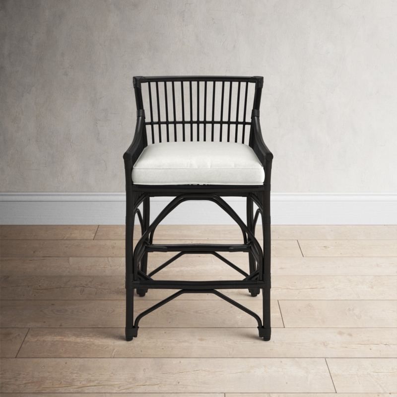 Rattan Bar & Counter Stool with Cushion