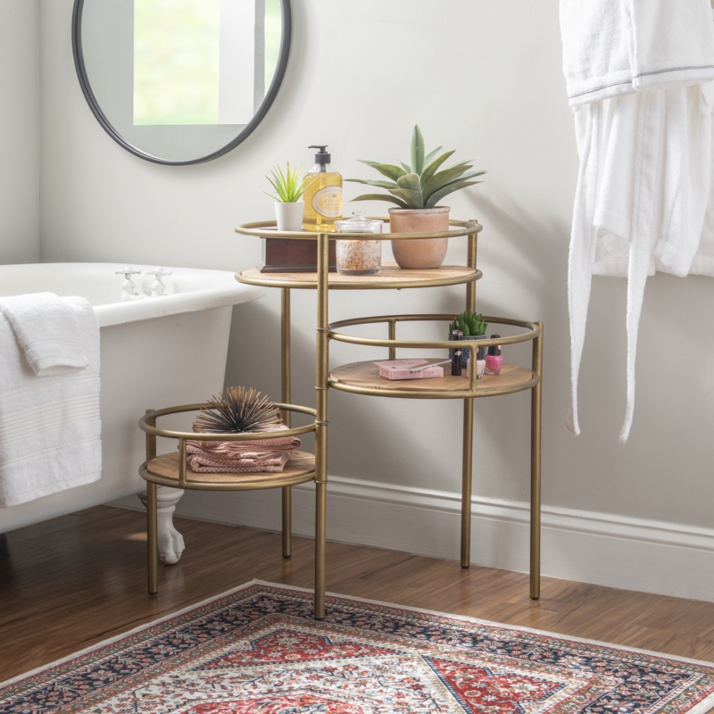 Acacia Wood Multi-Tier Plant Stand
