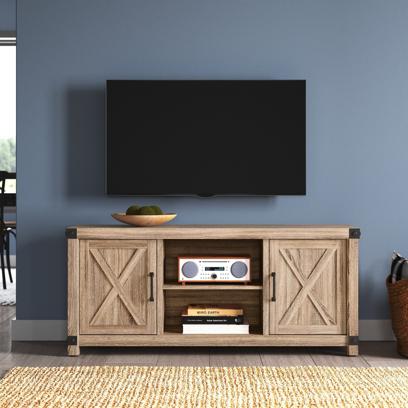 Barnwood Doors Maple TV Stand