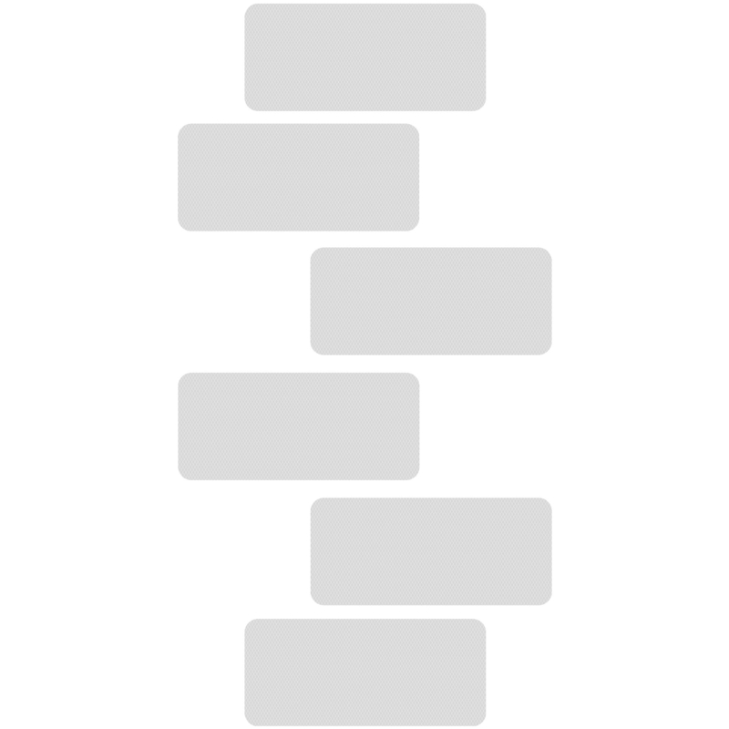 Bath Tub and Shower Treads (Set of 6)