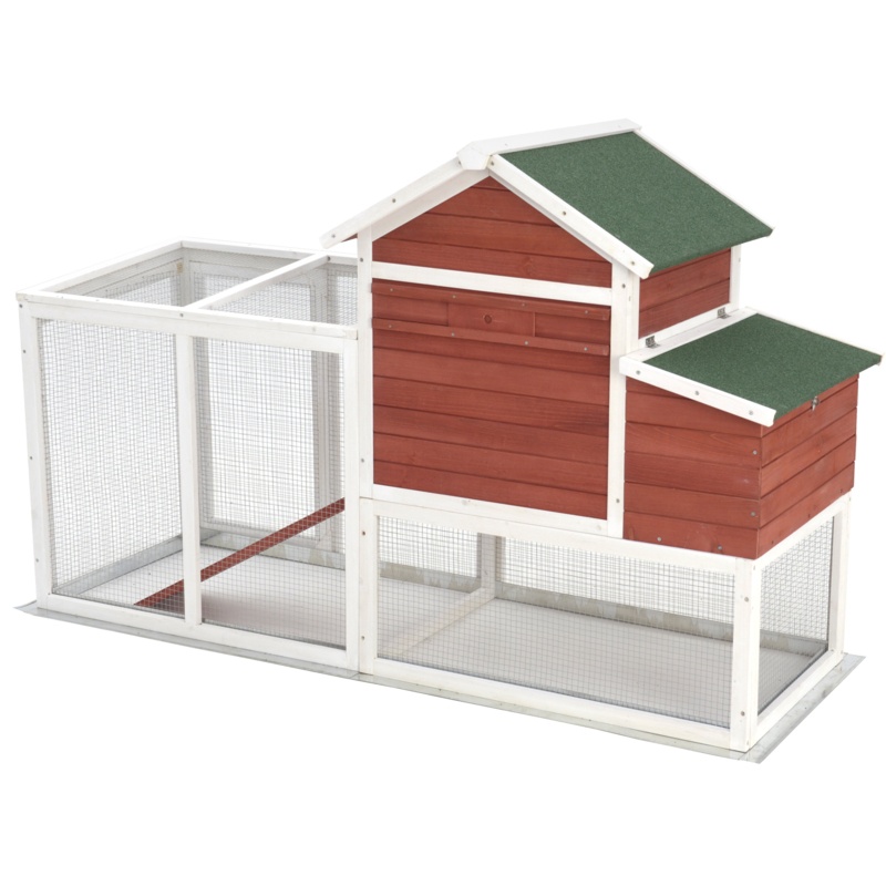 Batty 24.2 Square Feet Chicken Coop with Chicken Run
