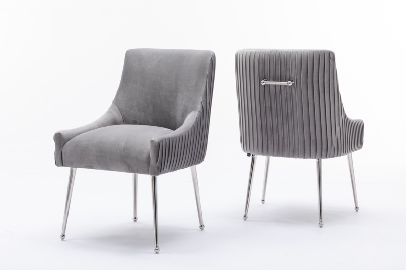 Baudel Tufted Velvet Side Chair