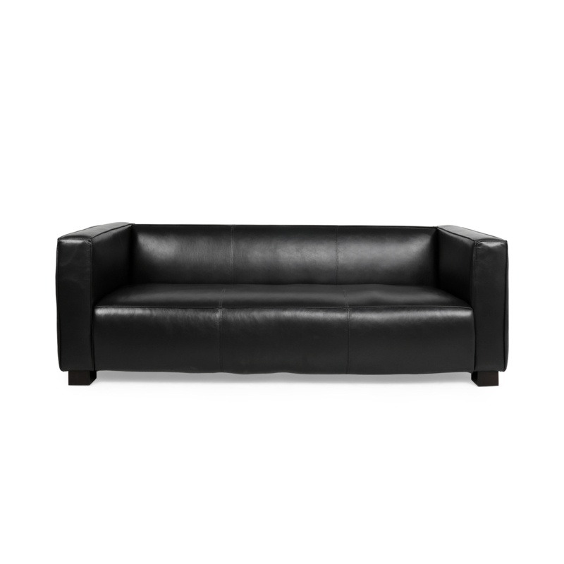 Bavier 80.25'' Vegan Leather Sofa