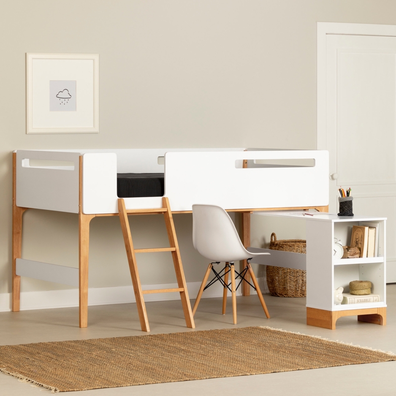 Bed With Desk Attached