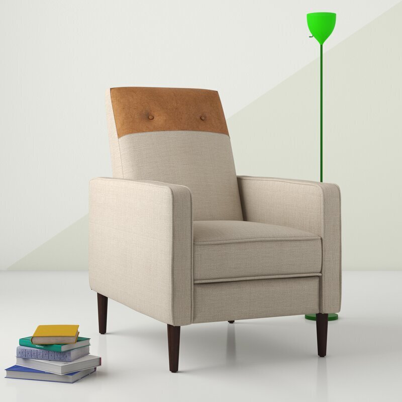 Beige Swedish Recliner