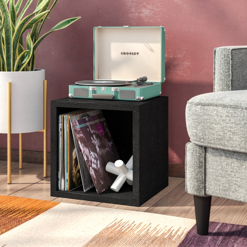 Bellwood Record Album Stackable Cube Multimedia Storage