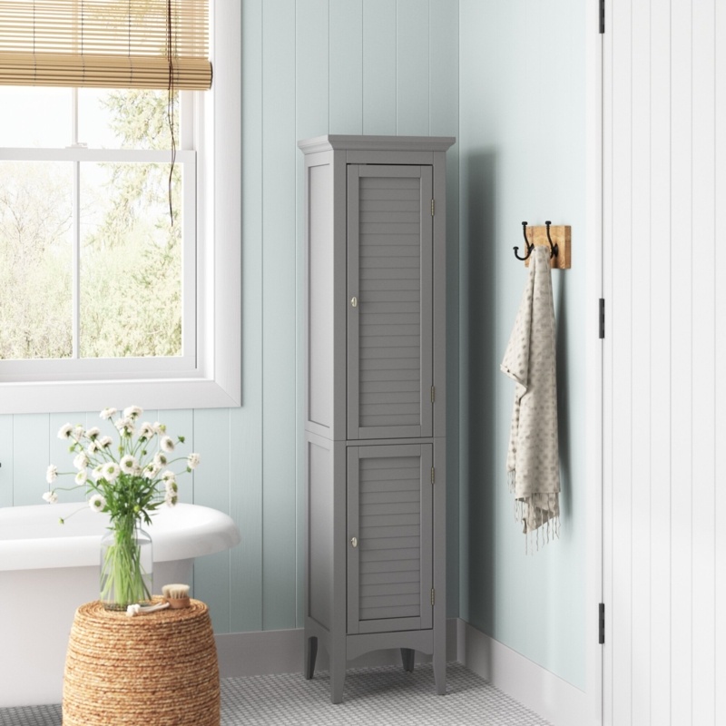 Benicio Freestanding Linen Cabinet