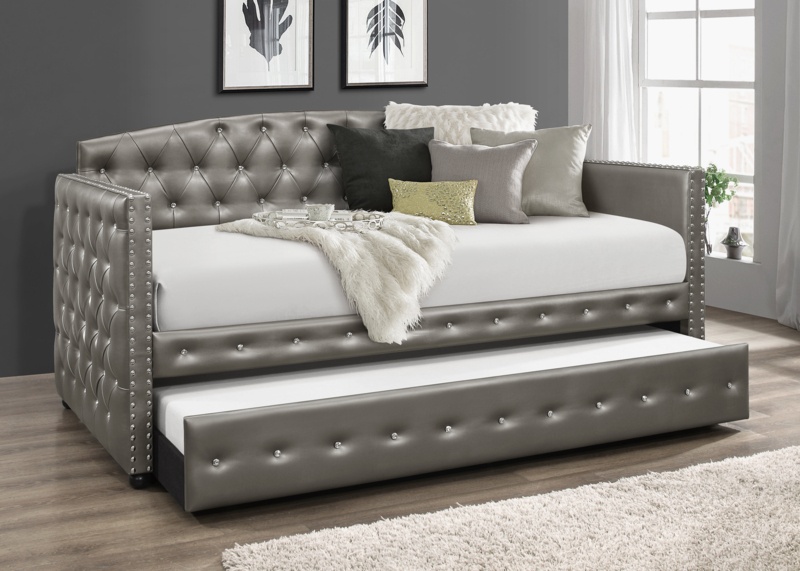 Bertie Upholstered Daybed with Trundle