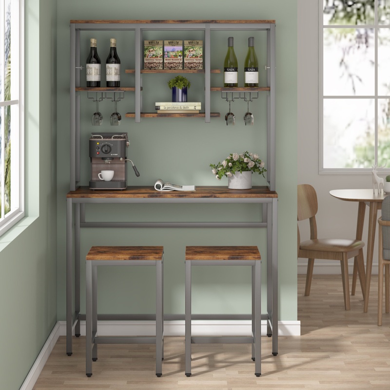 Multifunctional Wine Rack Table Set