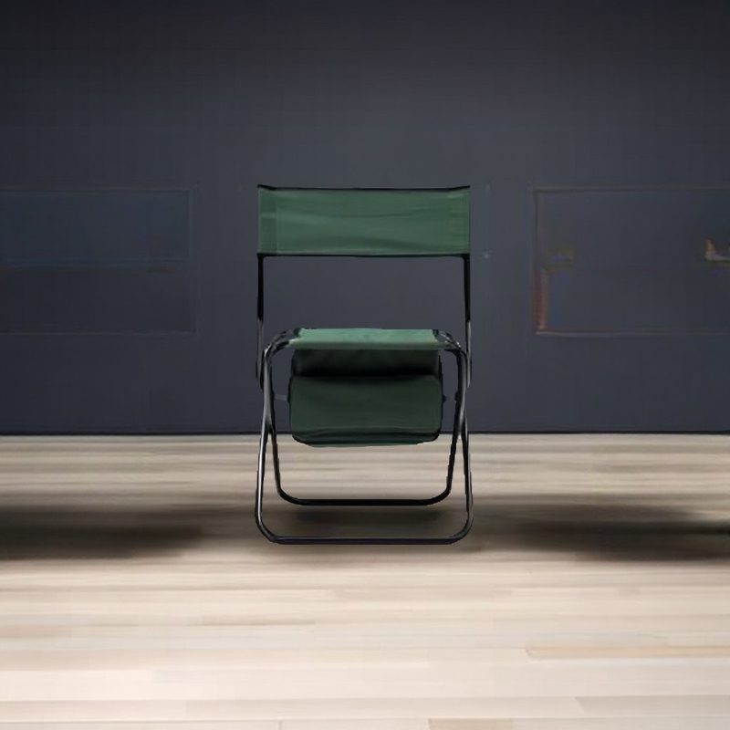 Outdoor Folding Chair with Storage