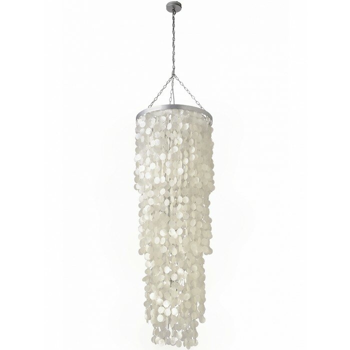 Extra Long Capiz Seashell Chandelier