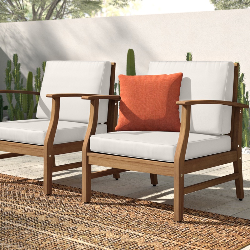 Beverely Patio Chair with Cushions