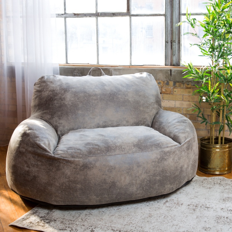 Vegan Leather Loveseat with Premium Foam Filling
