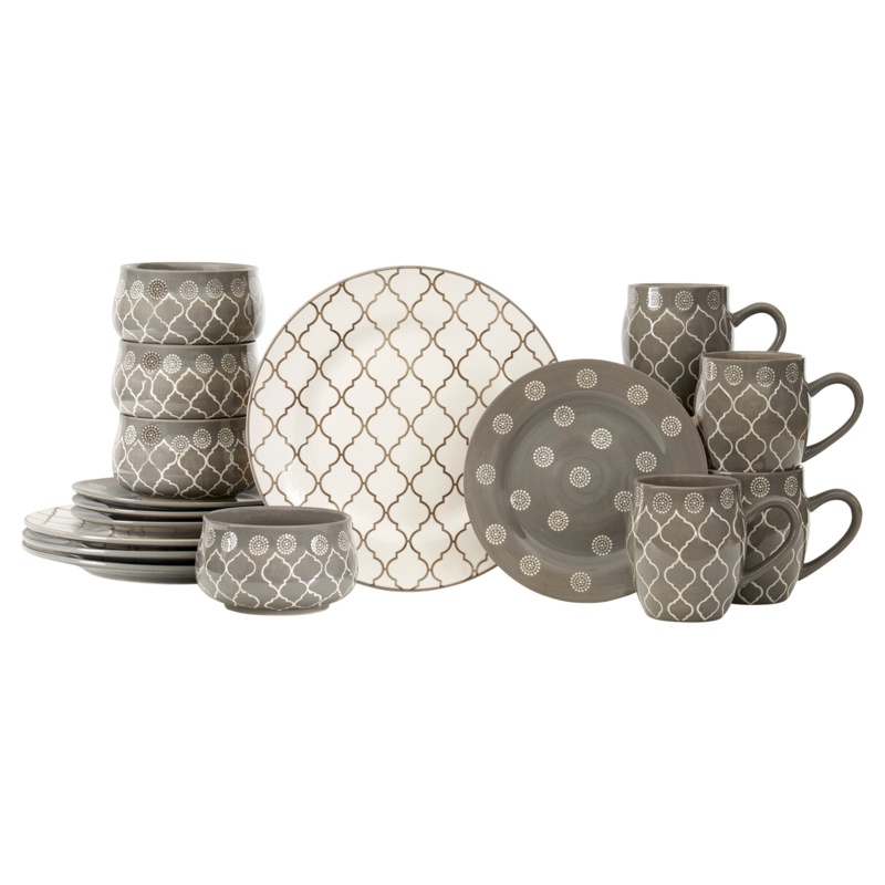 Birch Lane™ Serpentine Earthenware Dinnerware Set - Service for 4