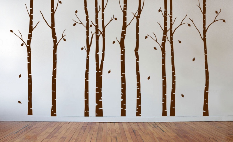 Birch Tree Forest Branches Wall Decal