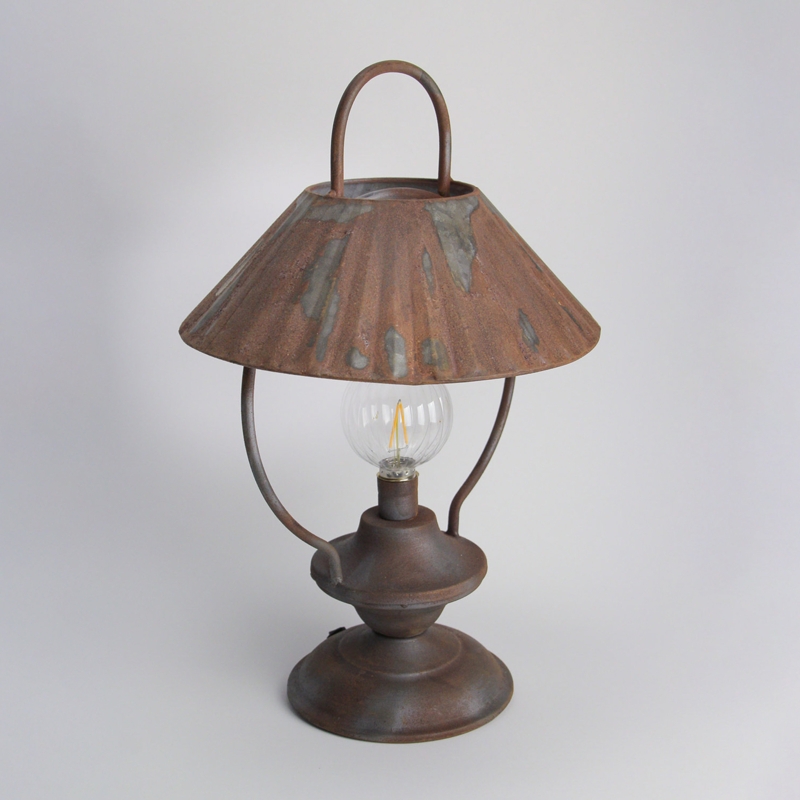 Battery-Operated Metal LED Lantern