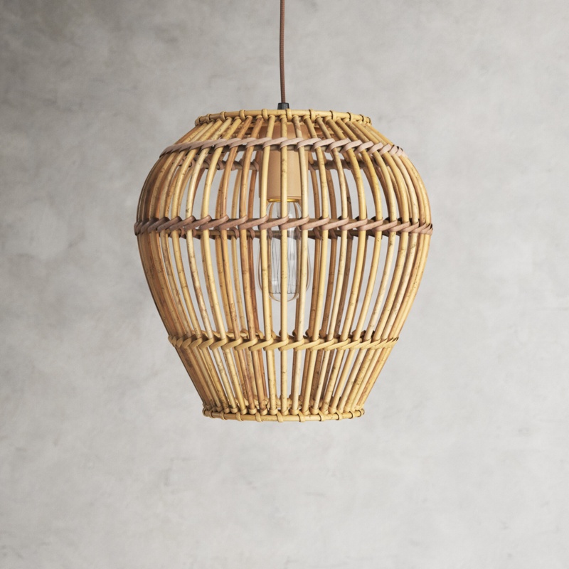 Chic Pendant Swag Light Plug-In