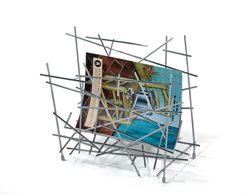 Chrome-Plated Steel Artistic Sculpture