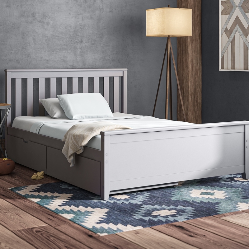 Platform Bed with New Zealand Pine Wood