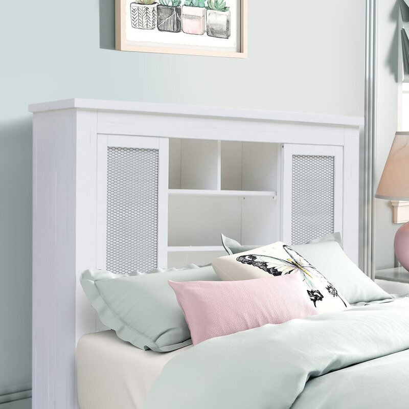 Bookshelf Headboard for King Size Bed