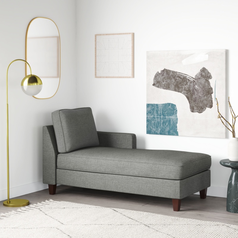 Right-Arm Chaise Lounge with Storage