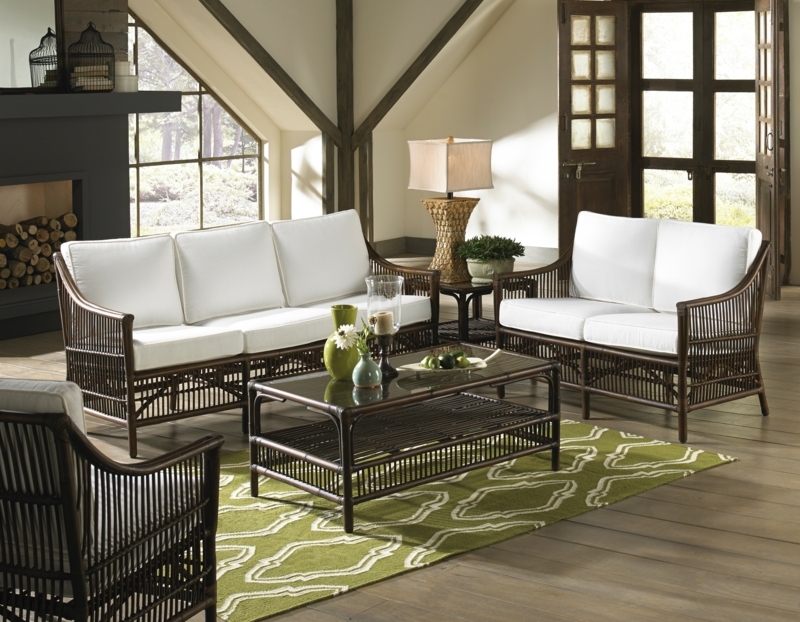 Intricate Rattan Pole Furniture Collection
