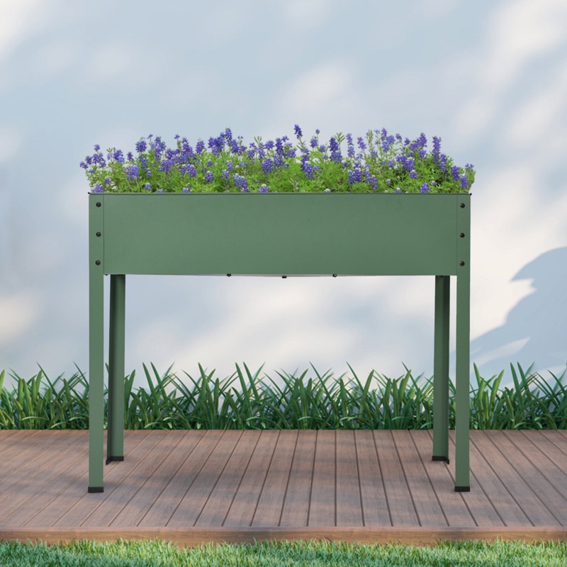 Boren Metal Elevated Planter