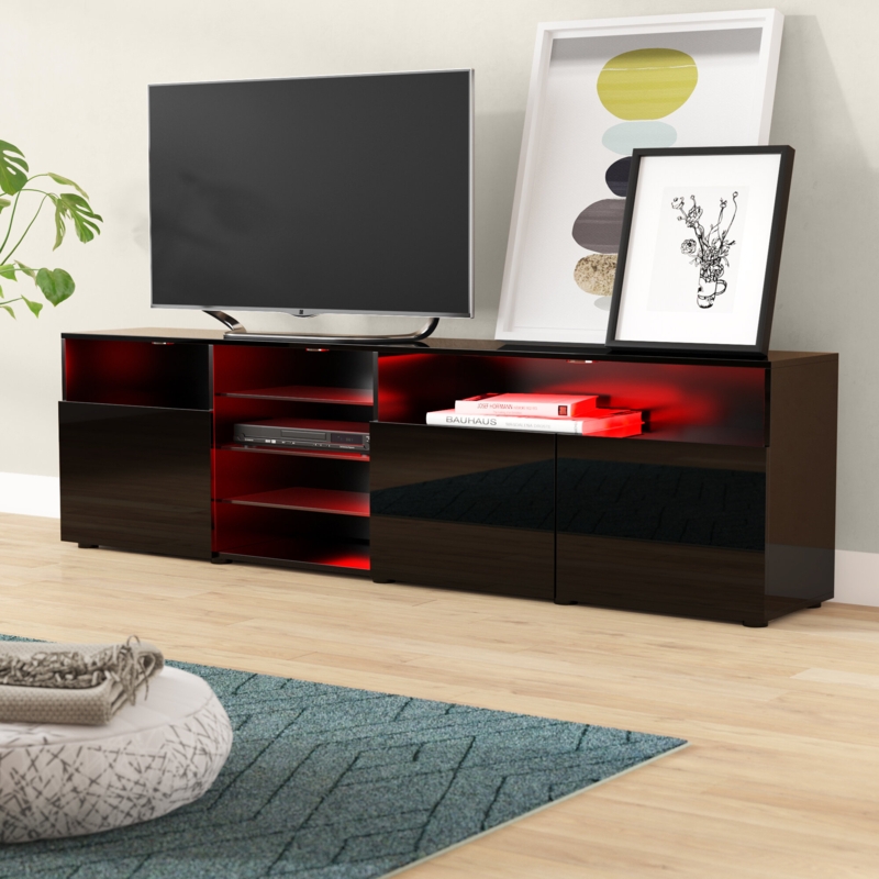 Floating Wall-Mounted Desk with Shelves