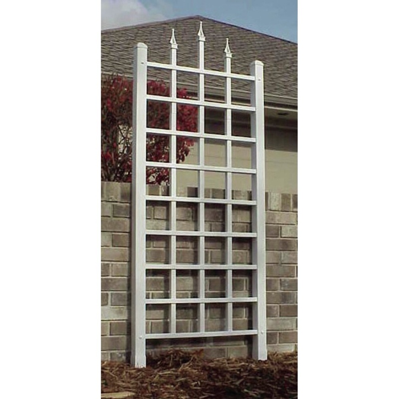 Boutwell 64'' H x 28'' W Vinyl Lattice Panel Trellis