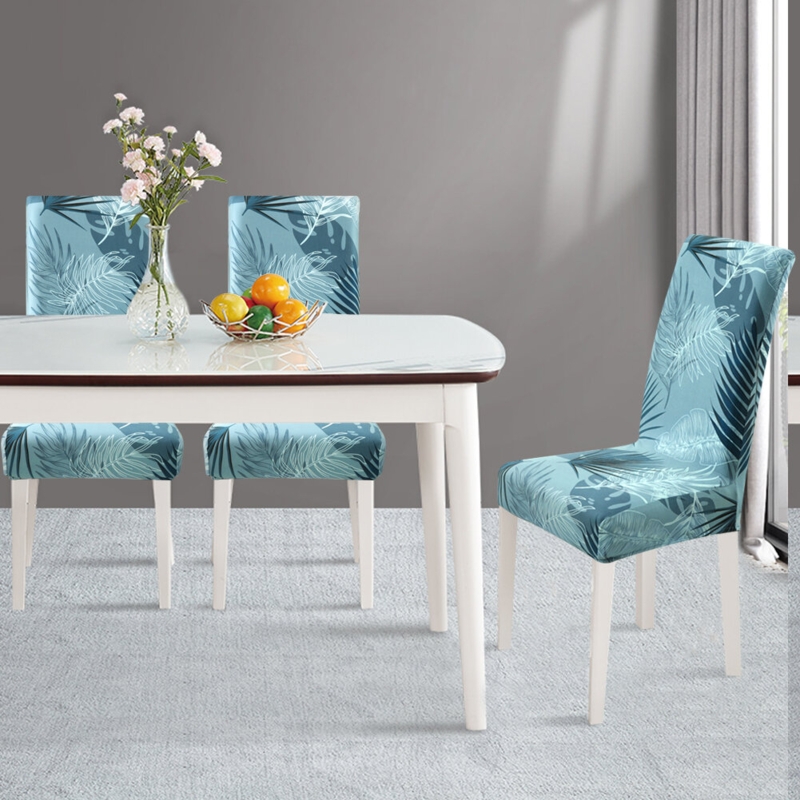 Stretch Spandex Jacquard Dining Chair Protector Cover