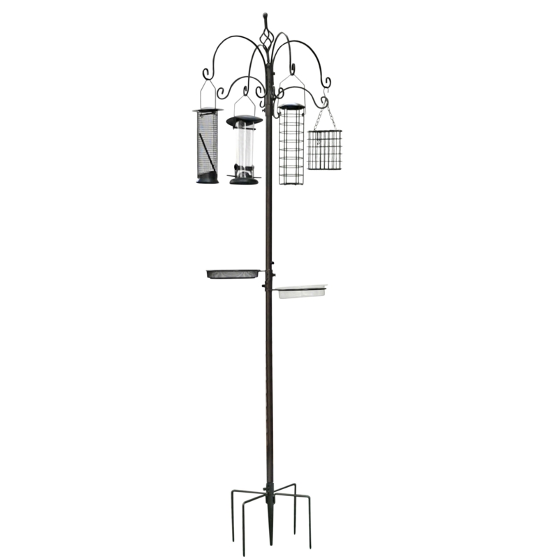 Four-in-One Bird Feeding Station